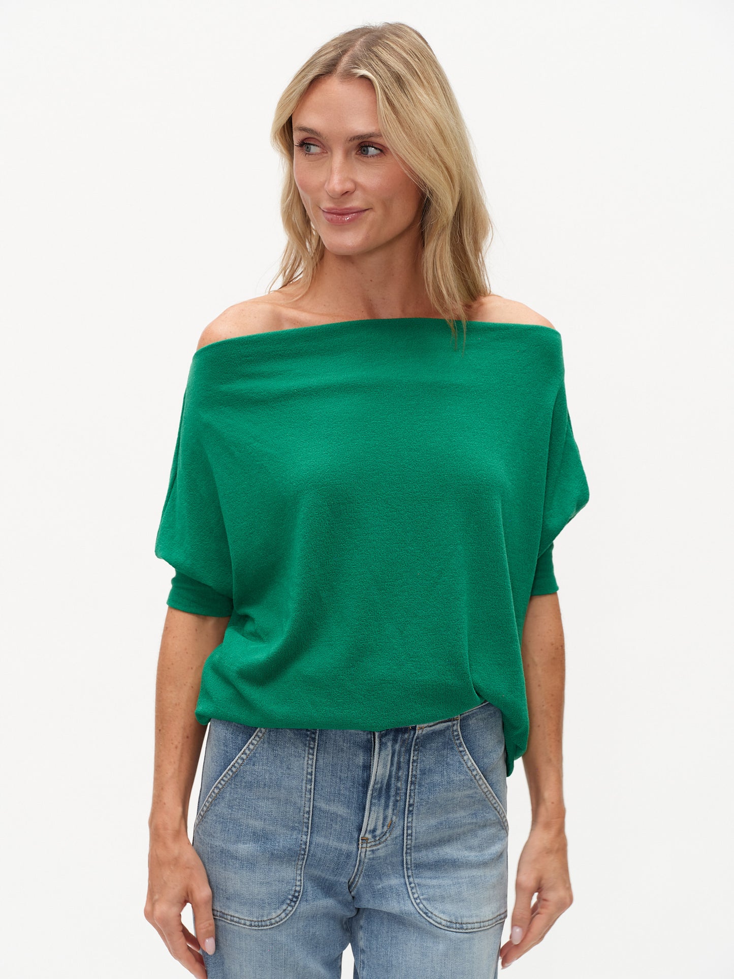 the short sleeve anywhere top [green]