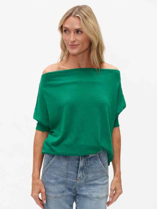 the short sleeve anywhere top [green]