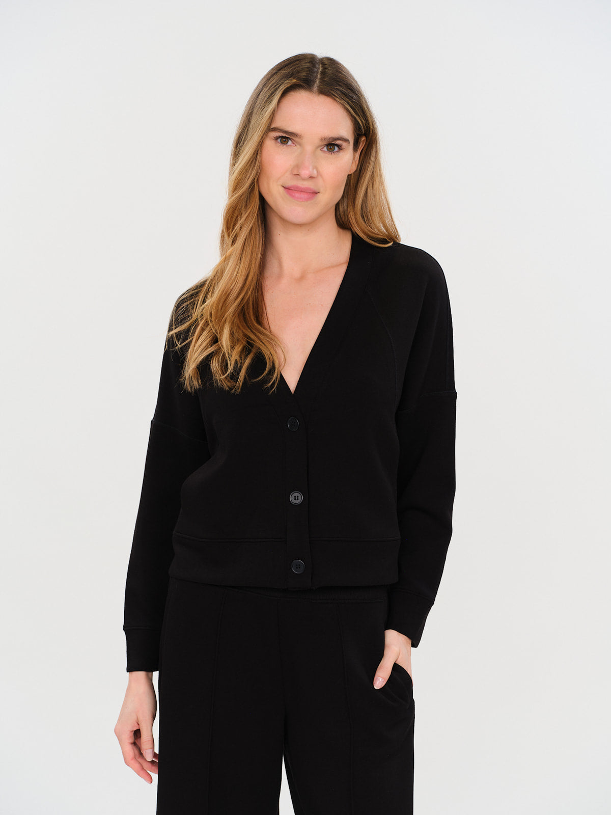 scuba cardigan [black]