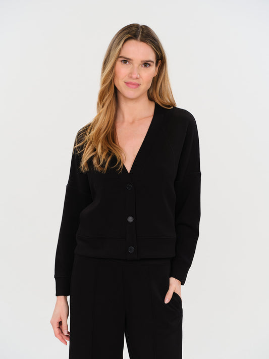 scuba cardigan [black]