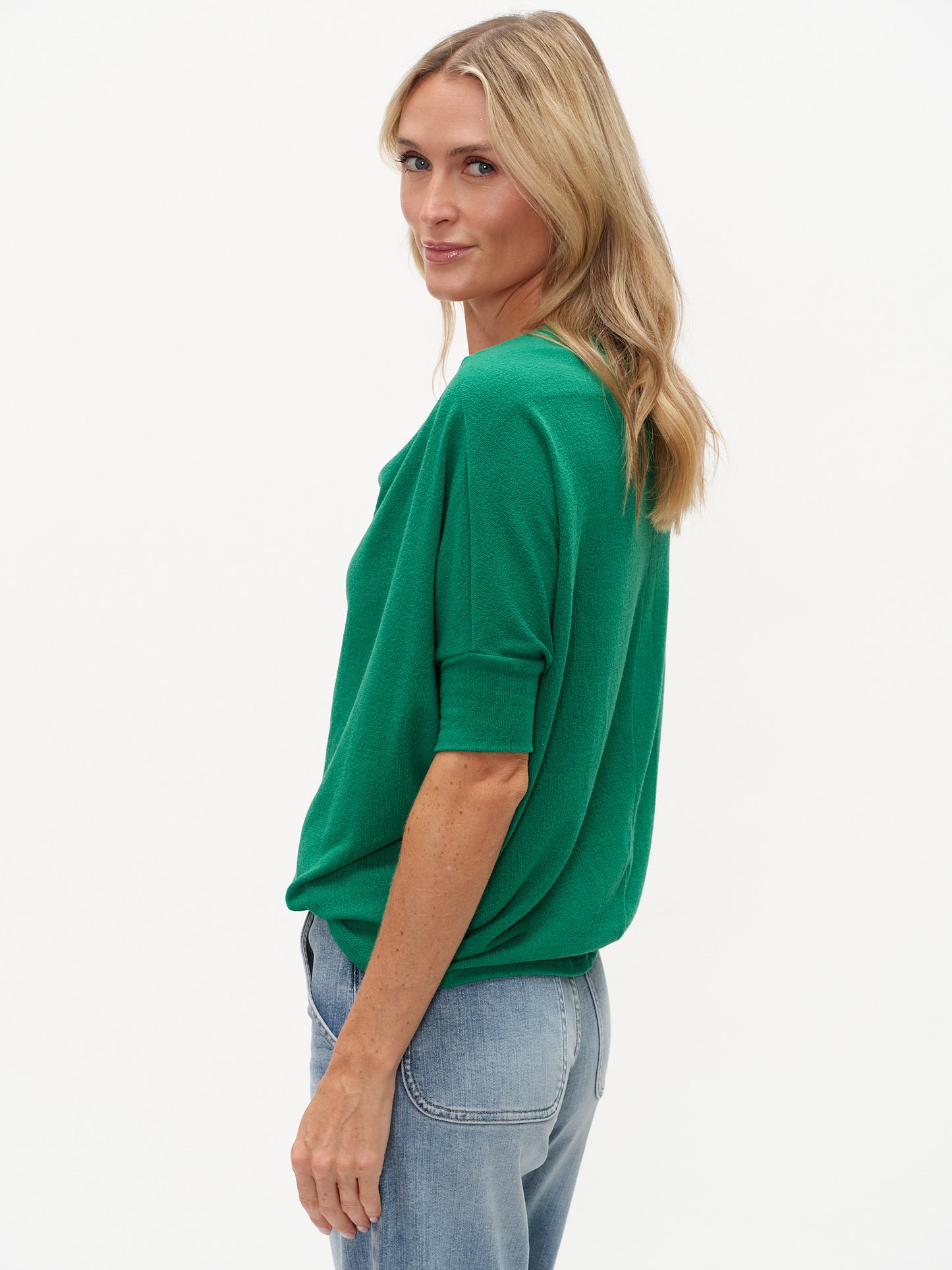 the short sleeve anywhere top [green]