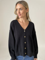 Load image into Gallery viewer, jane cardigan [black]
