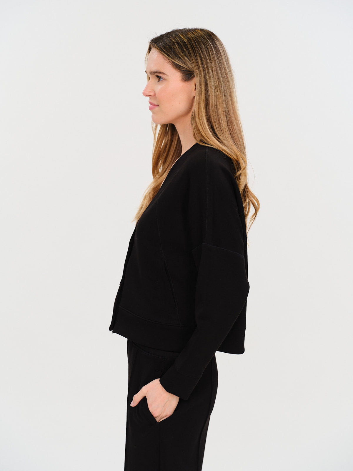 scuba cardigan [black]
