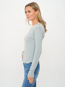 lea tee [heather grey]
