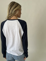 Load image into Gallery viewer, ruth tee [white/navy]
