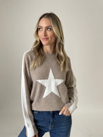 Load image into Gallery viewer, morgan sweater [latte/white]
