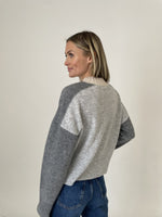 Load image into Gallery viewer, victoria sweater [heather grey]
