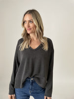 Load image into Gallery viewer, dolan top long sleeve [charcoal]
