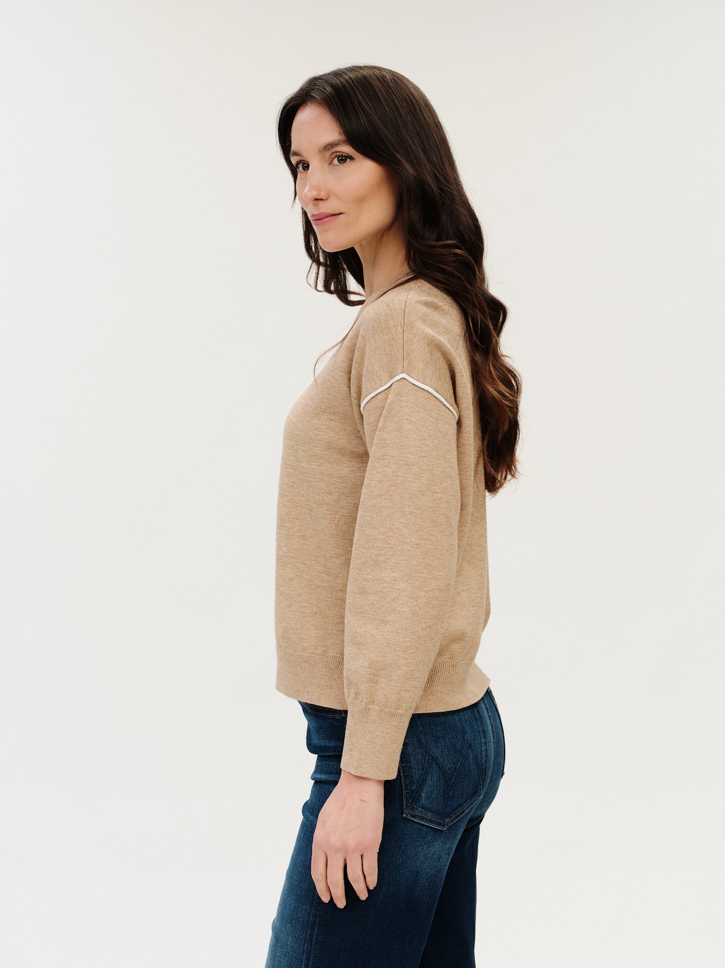 sable sweater [camel/ivory]