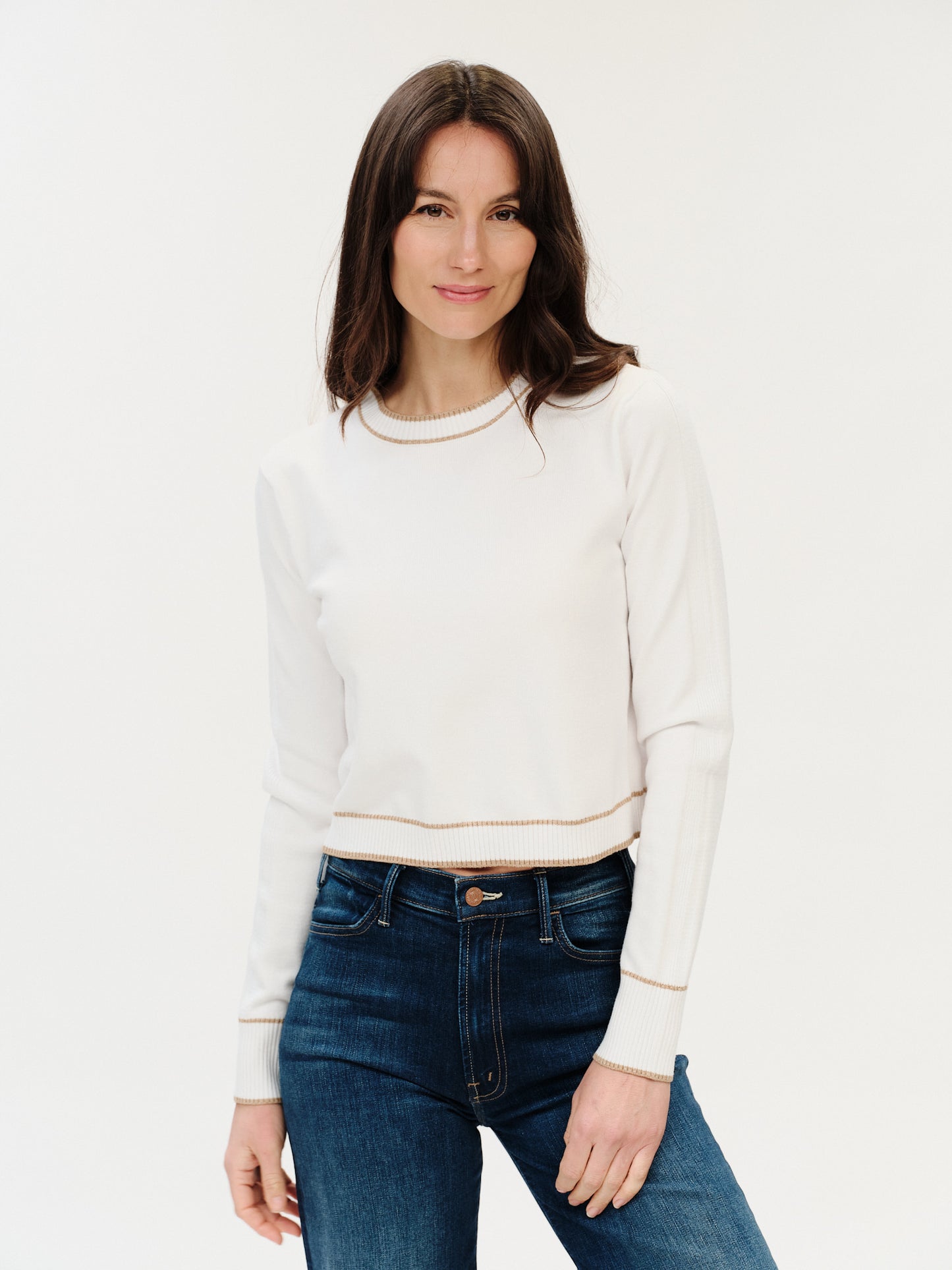 renley sweater [ivory/camel]