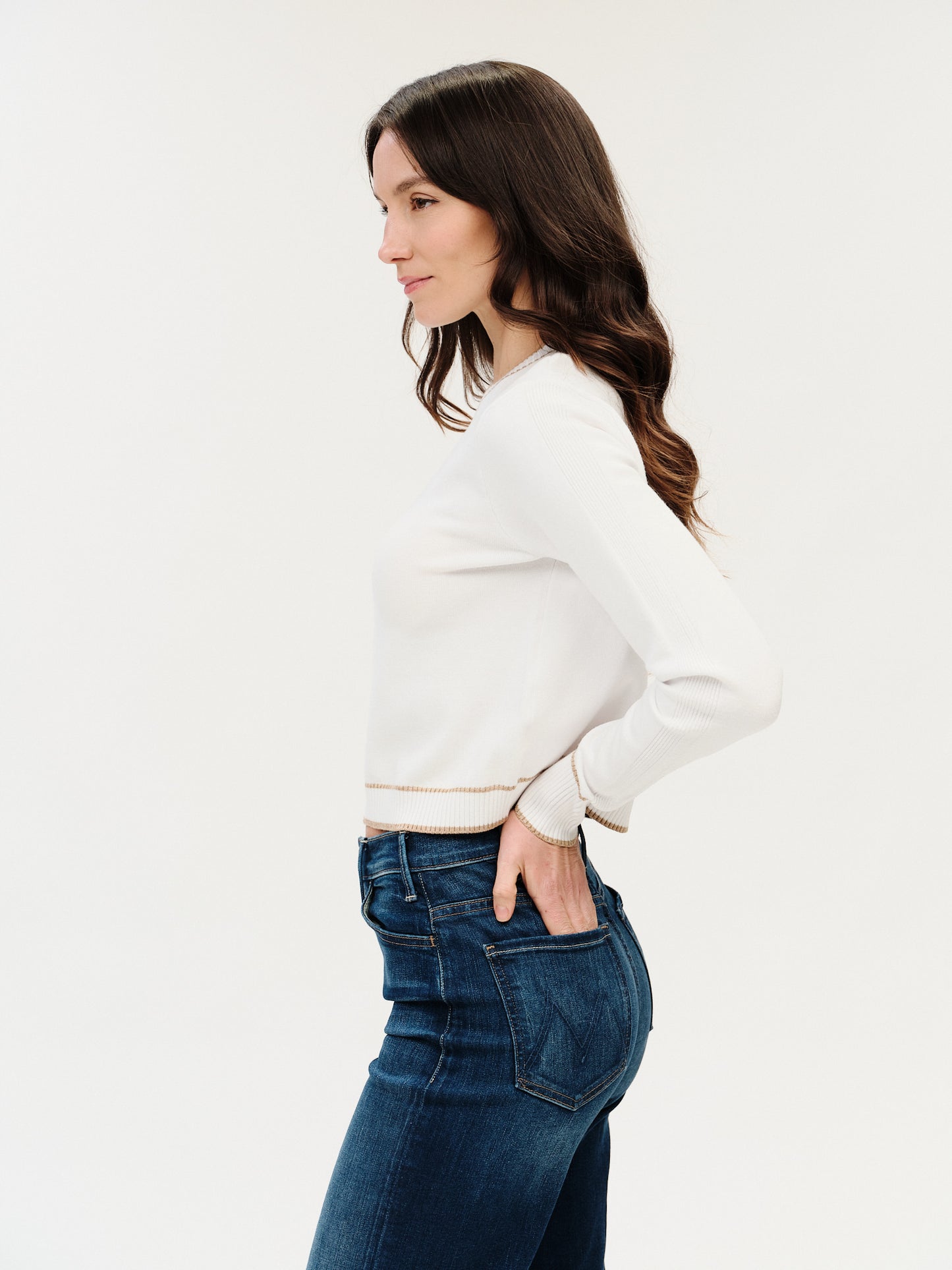 renley sweater [ivory/camel]