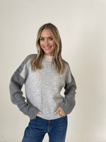 Load image into Gallery viewer, victoria sweater [heather grey]
