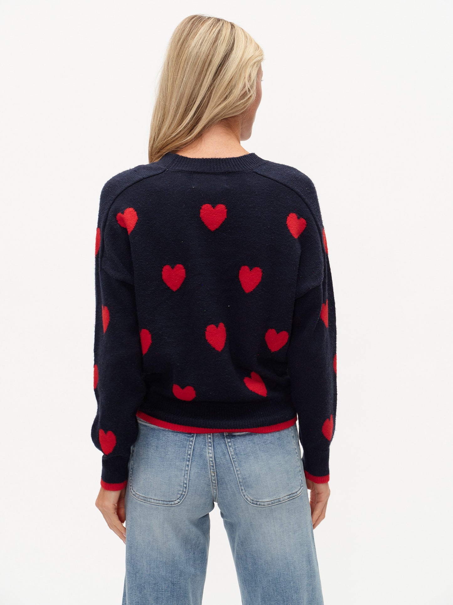 valentina sweater [navy/red]