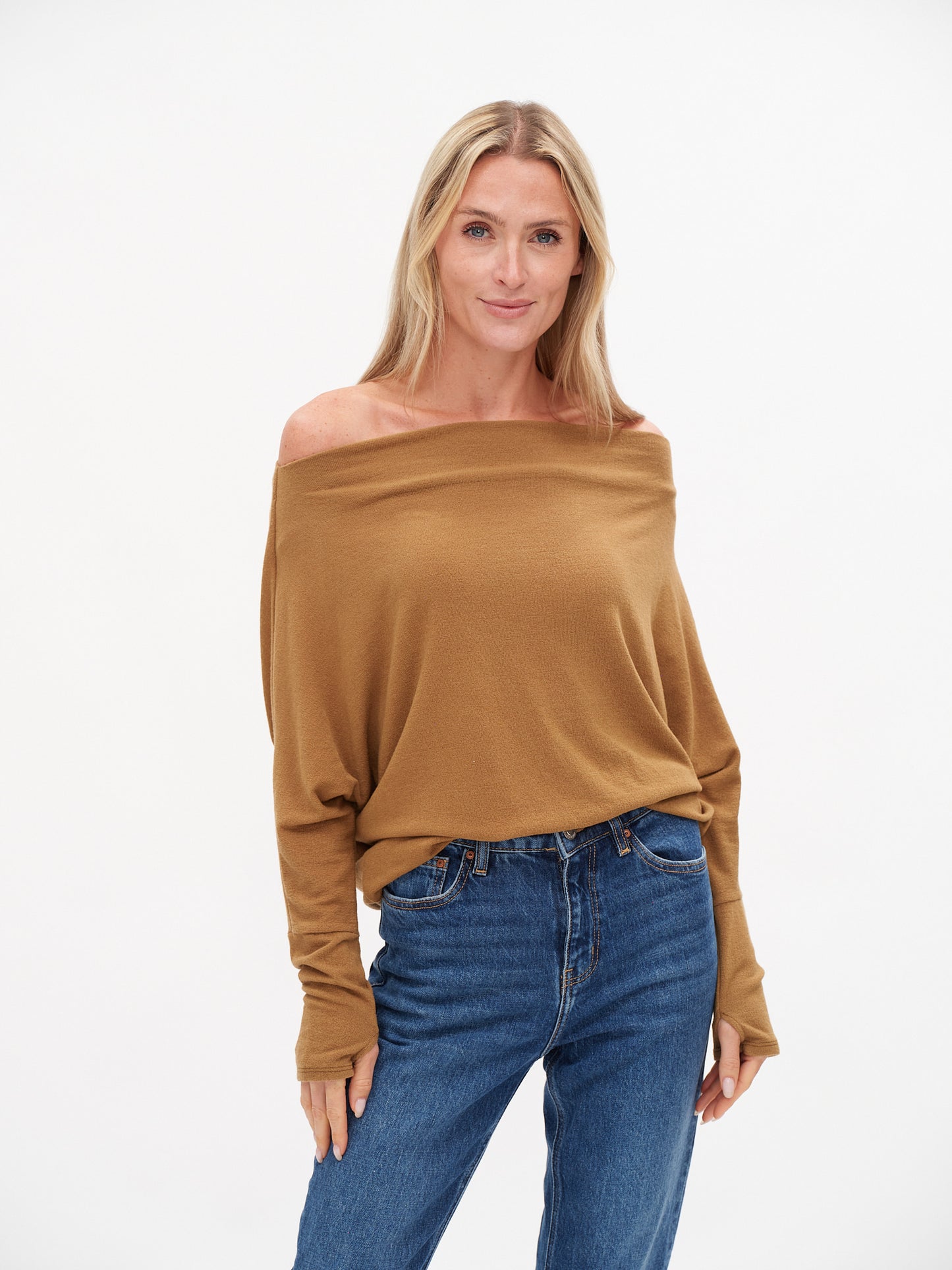 the anywhere top [amber gold]
