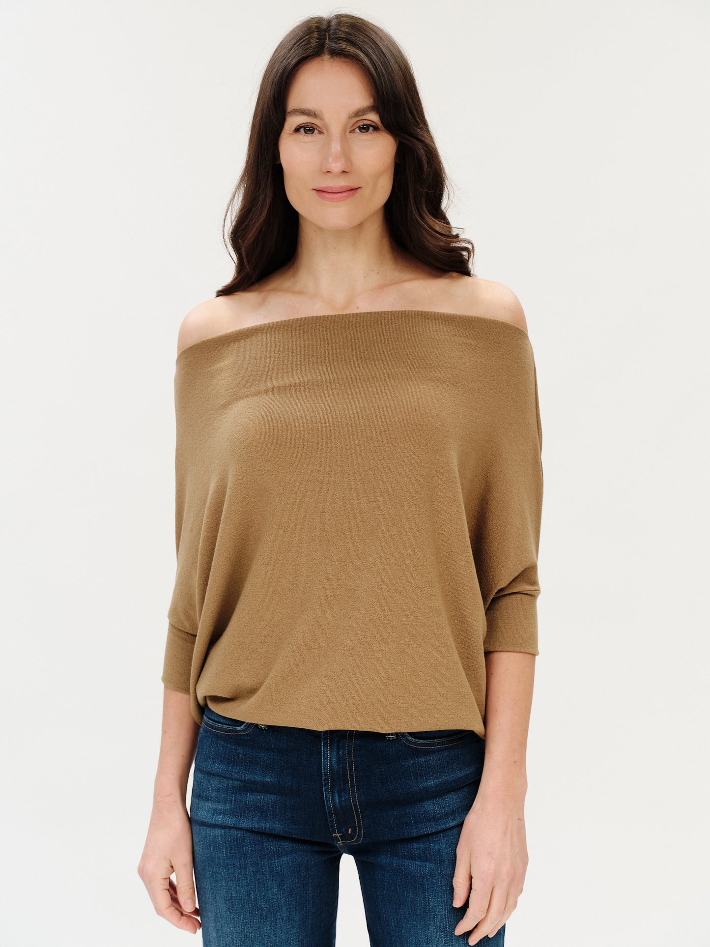 the short sleeve anywhere top [amber gold]