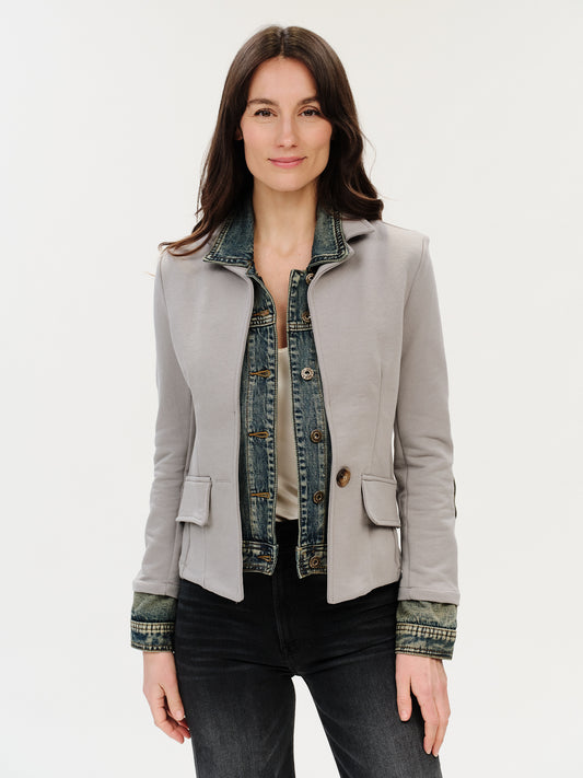 clarissa *made in italy* blazer [smoke]