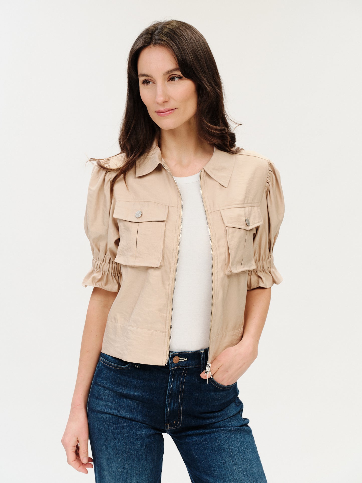 christine jacket [khaki]
