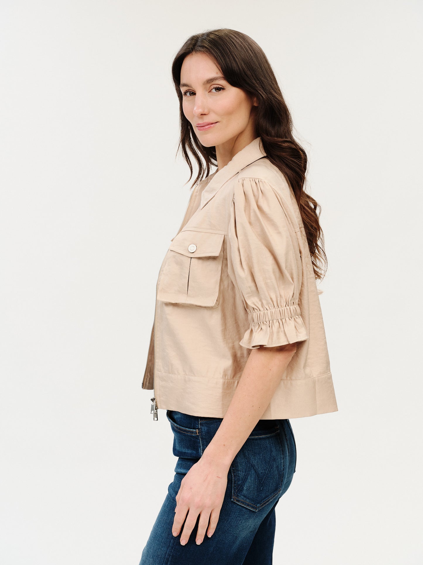 christine jacket [khaki]