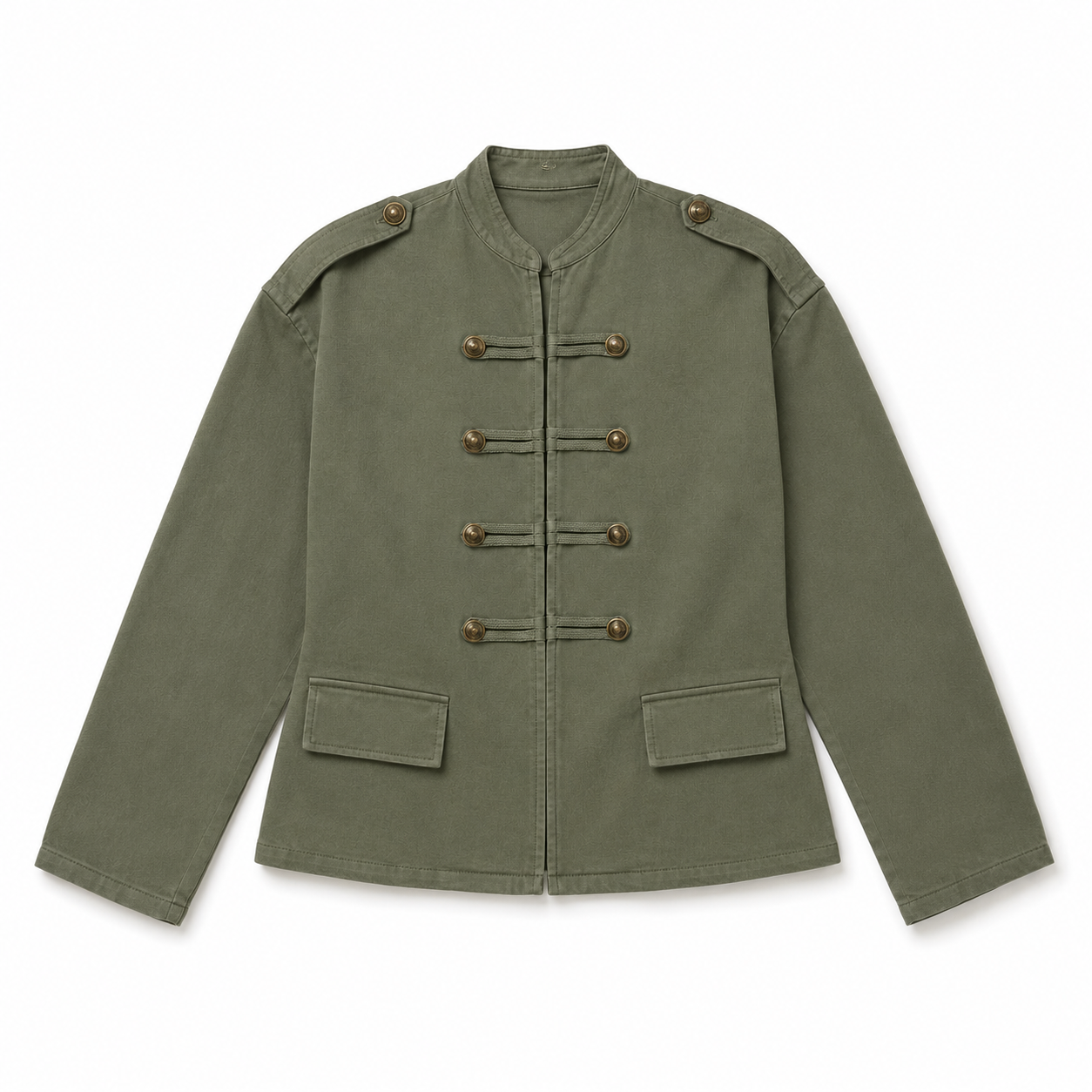 band jacket *made in italy* [military olive]
