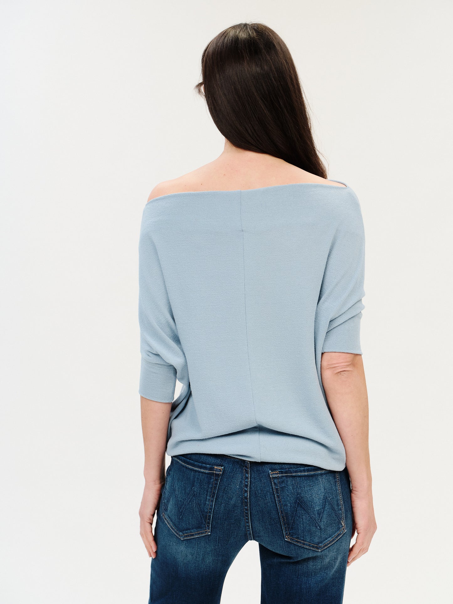 the short sleeve anywhere top [starlight blue]