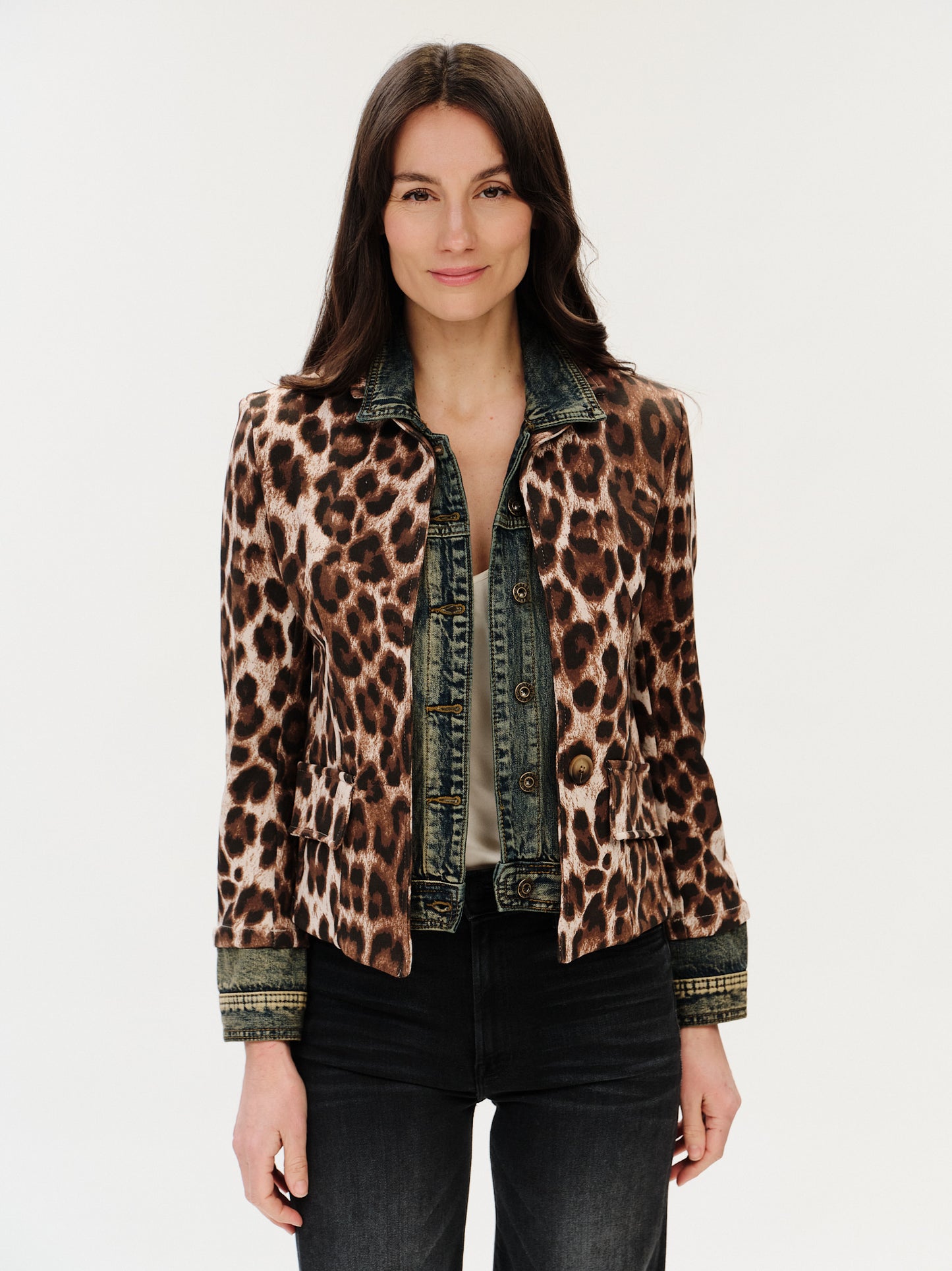 clarissa *made in italy* blazer [vintage leopard]