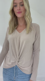Load and play video in Gallery viewer, the gwen top [taupe]

