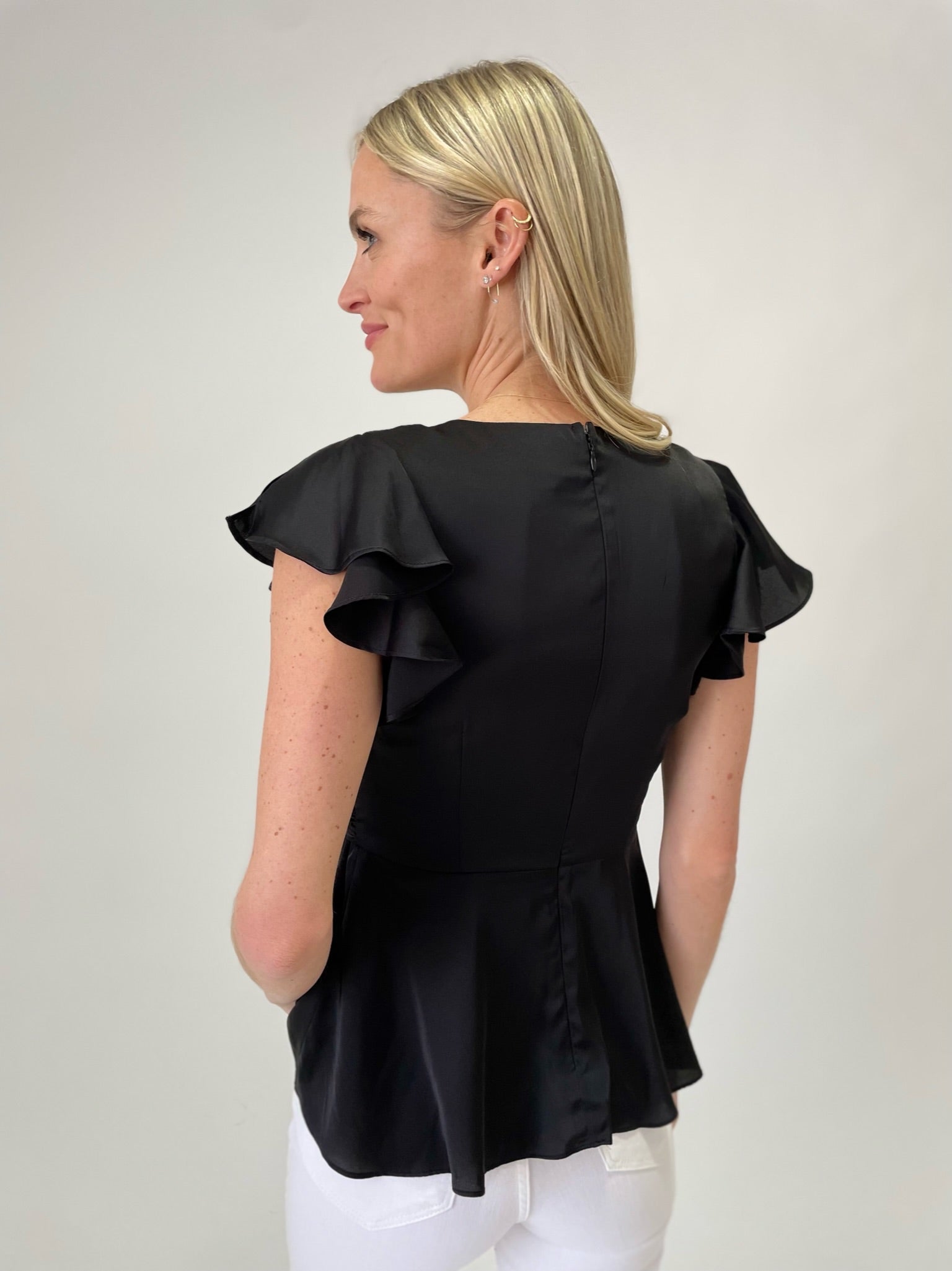 emma blouse [black]