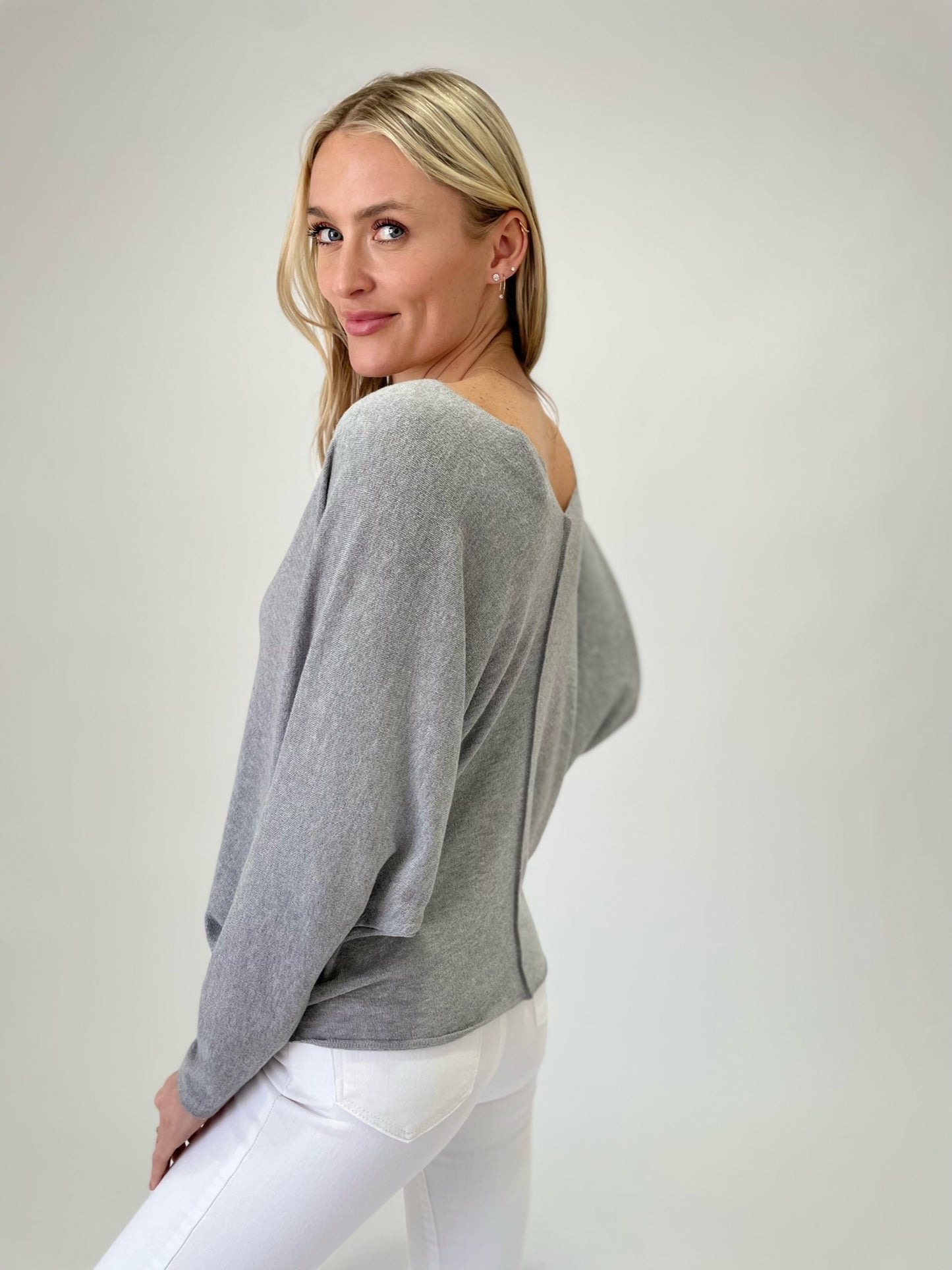 tribeca top [heather grey]