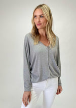 Load image into Gallery viewer, tribeca top [heather grey]
