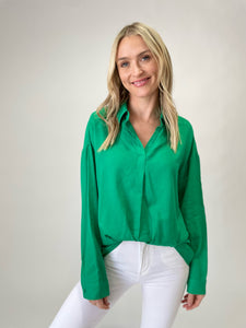 alex blouse [fern green]