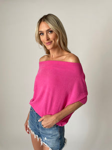 the short sleeve anywhere top [punch pink]