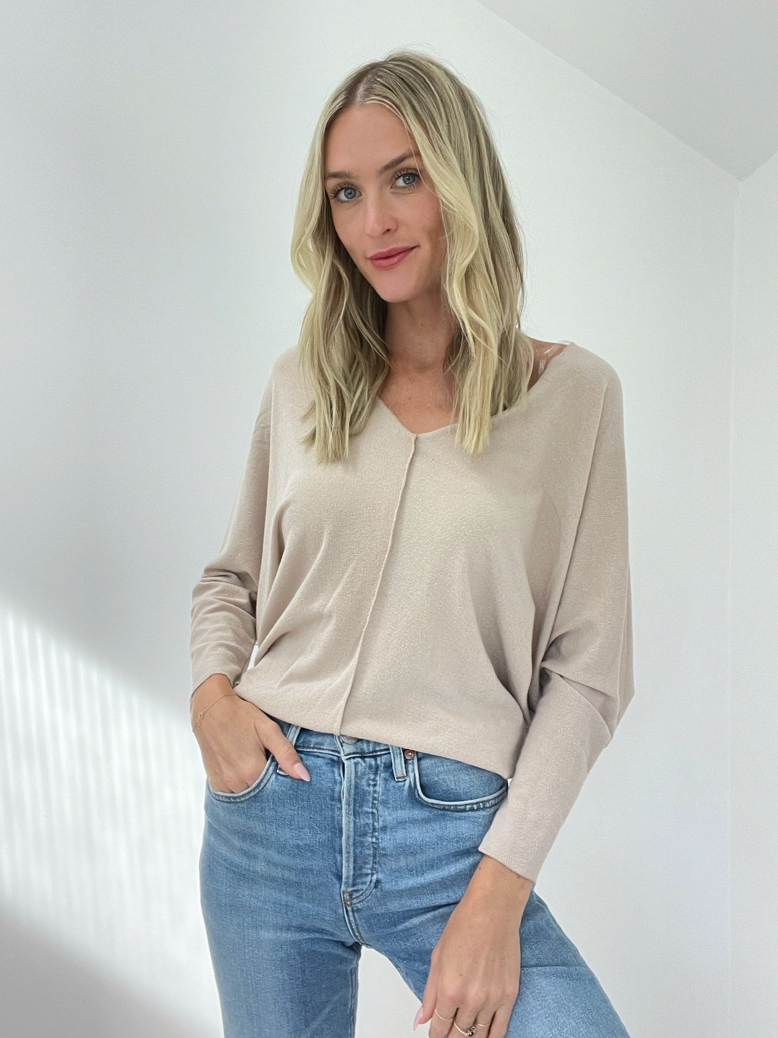 tribeca top [taupe]