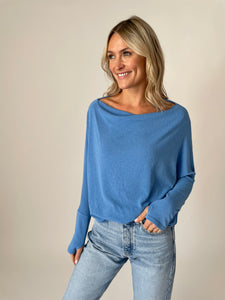 the anywhere top [crystal blue]