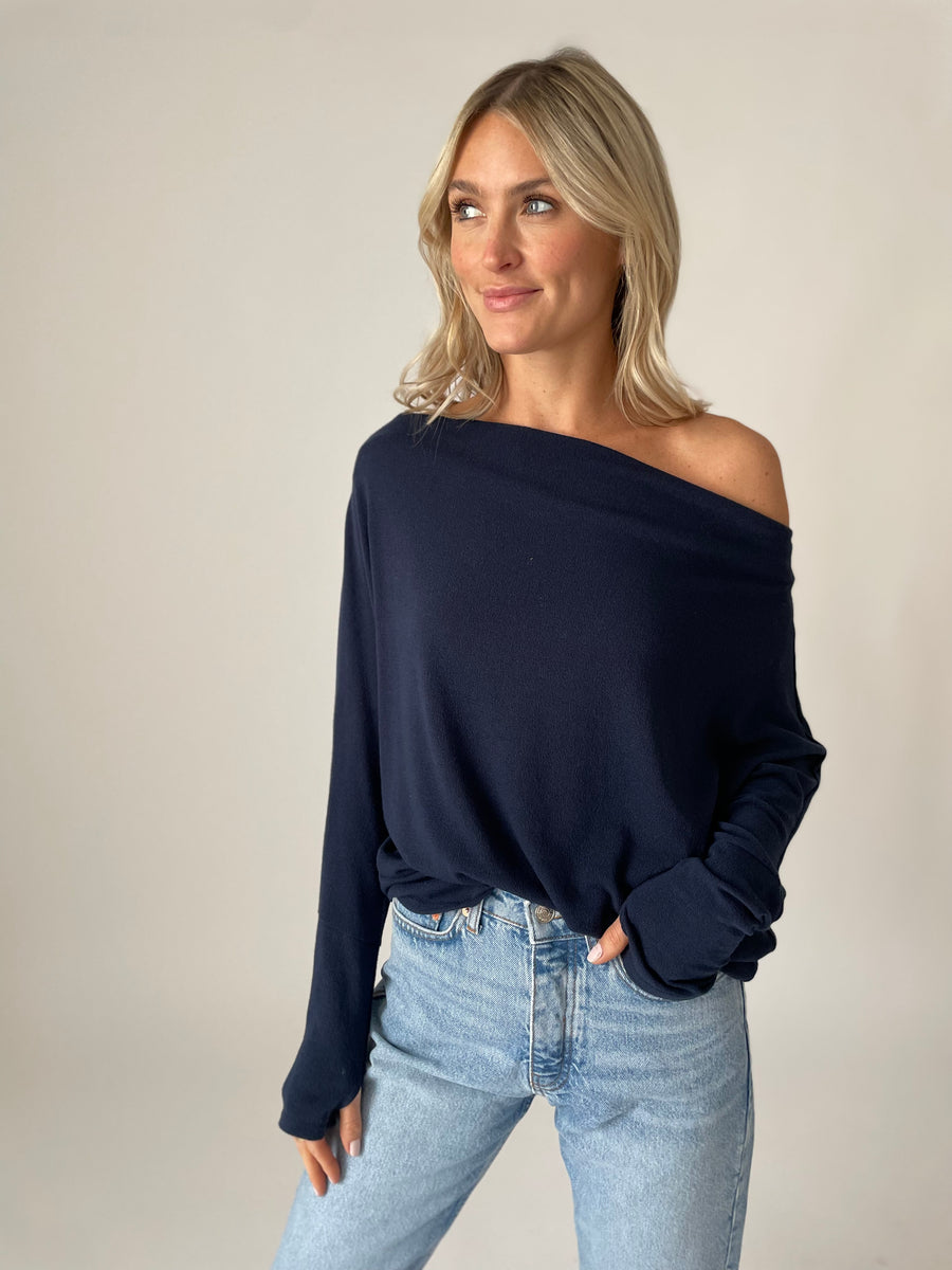 the anywhere top [navy] – Six Fifty Clothing