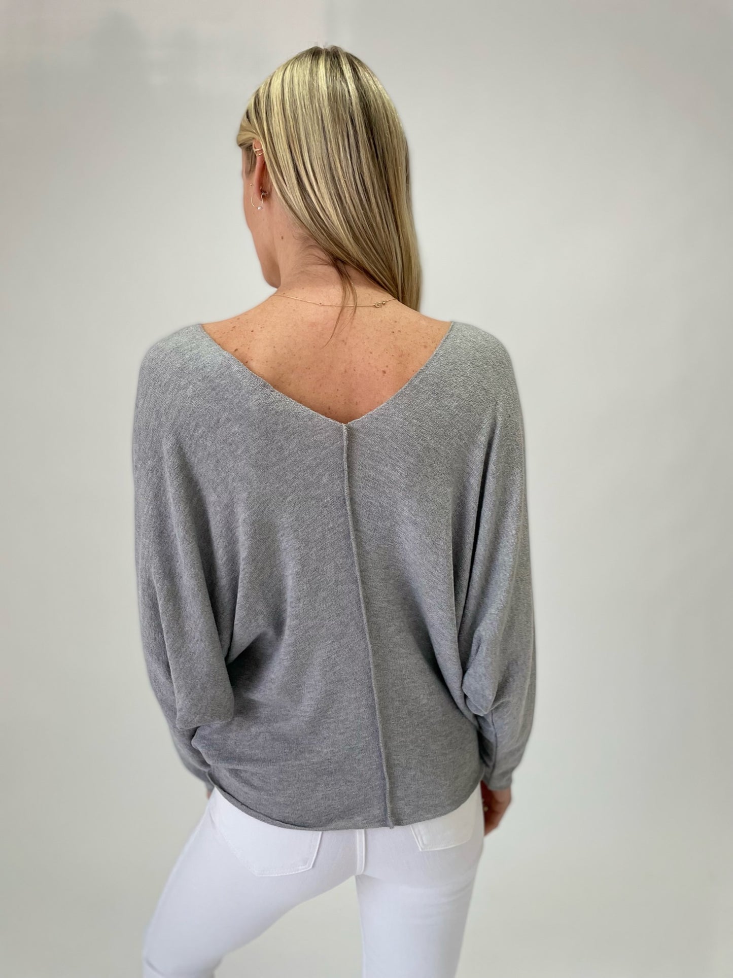tribeca top [heather grey]